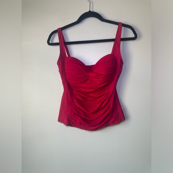 La Blanca Other - La Blanca Red Tankini Top Size 8
